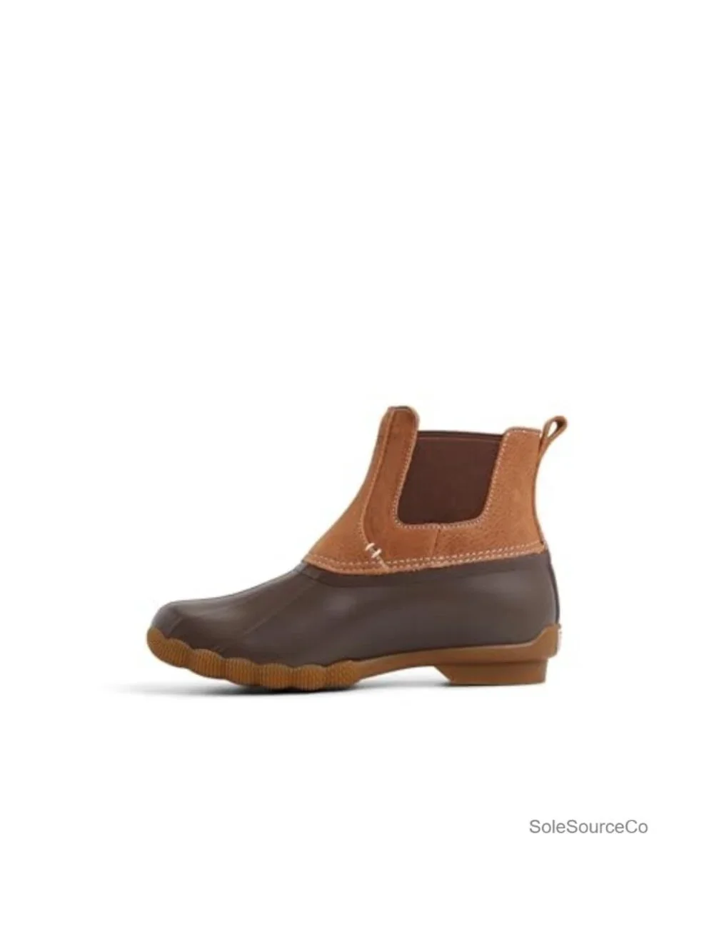 Waterproof Leather Chelsea Duck Boot with Thermal Lining